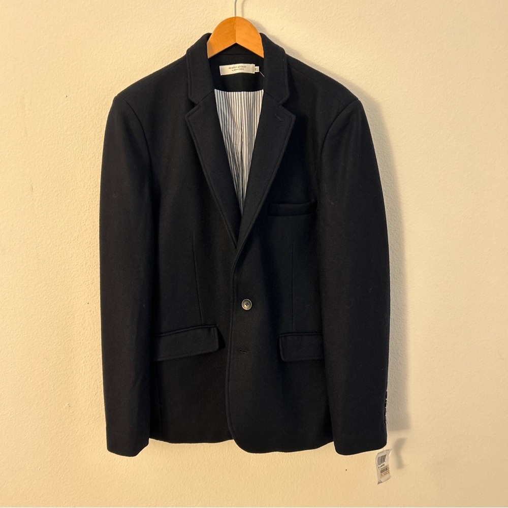 Shades of Grey by Micah Cohen 2 Button Blazer  Wool Blend Size XL